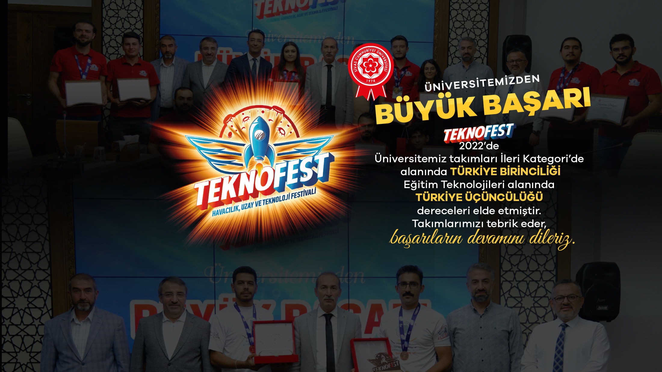 Takımımız, TEKNOFEST'te Birinci Oldu 